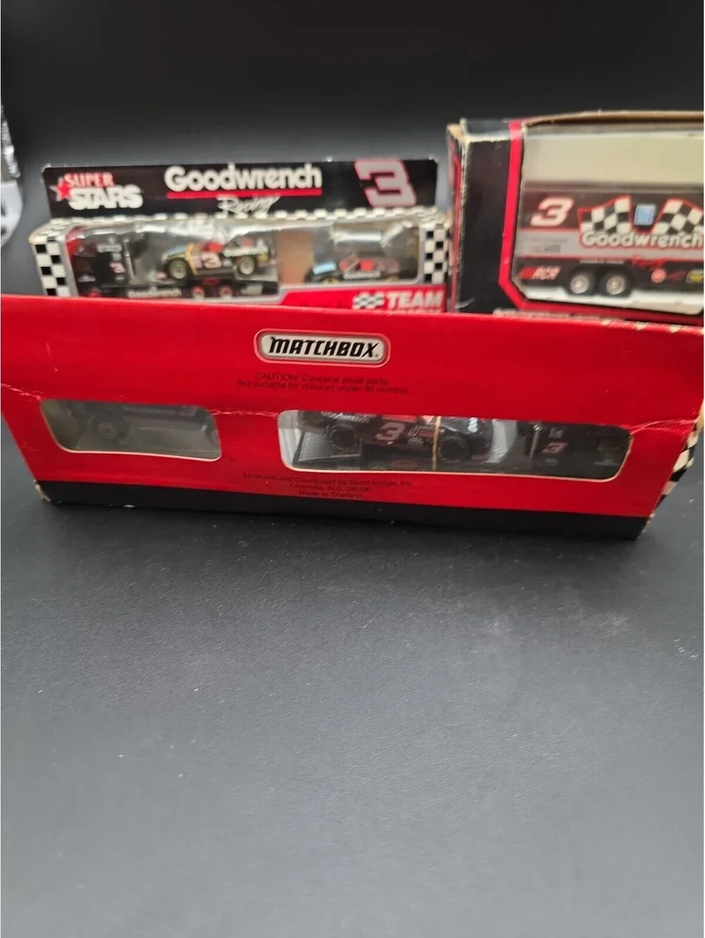 NOS VTG Lot Of 3 Dale Earnhardt Sr Diecast Semi Haulers-1:64 With Race  Cars #3